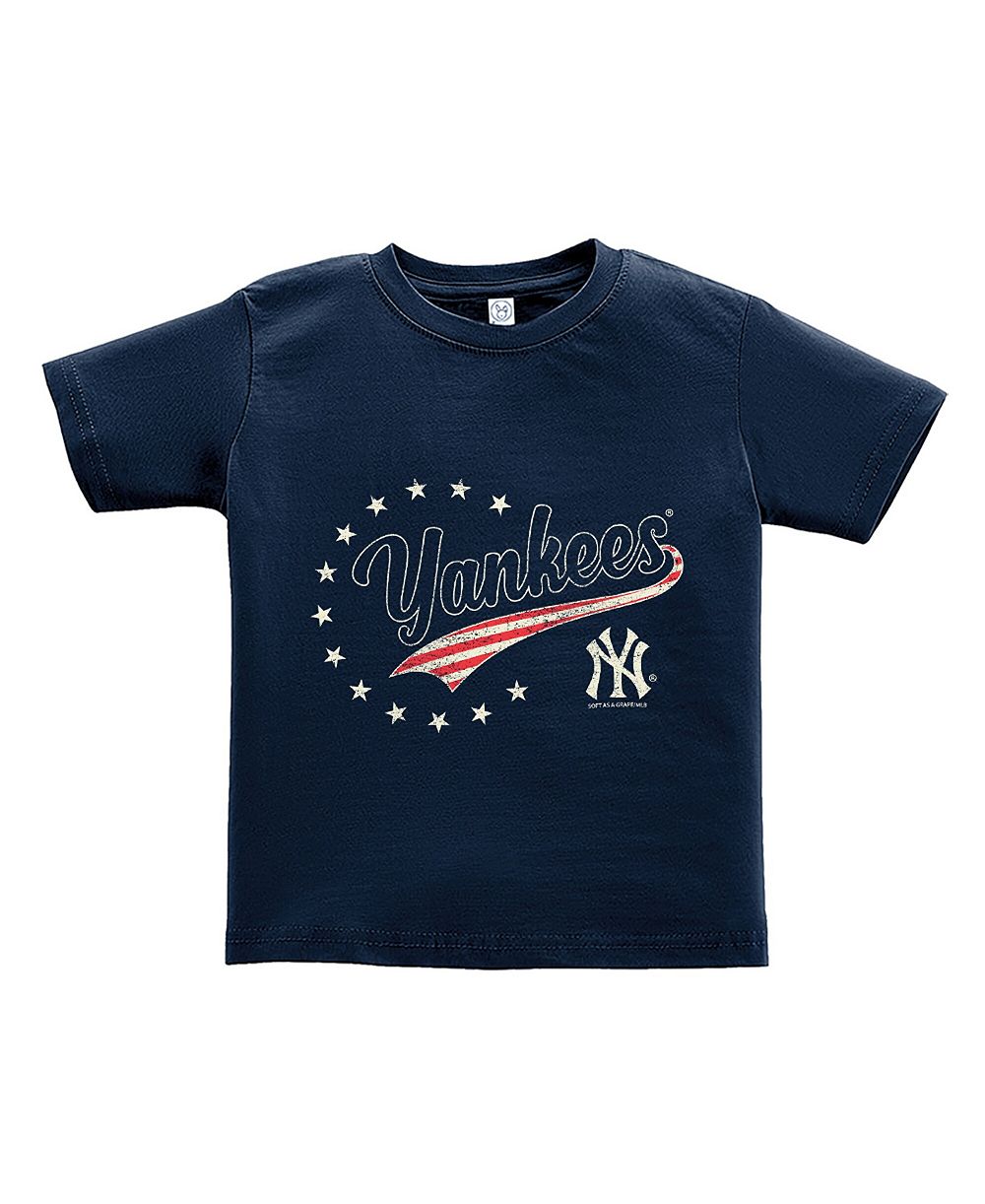 Детская футболка Soft As A Grape Navy New York Yankees Americana