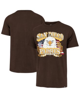 '47 Brand Men's Brown San Diego Padres Americana Eagle T-Shirt