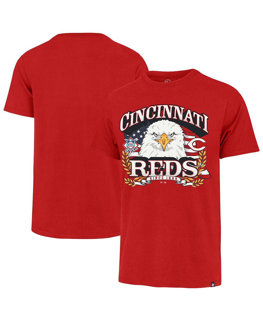 Мужская футболка '47 Brand Red Cincinnati Reds Americana Eagle