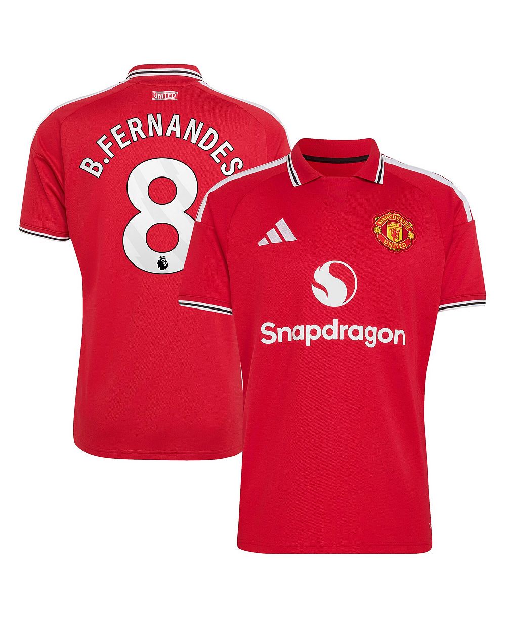 Adidas Men's Bruno Fernandes Red Manchester United 2026/27 Home Replica Jersey