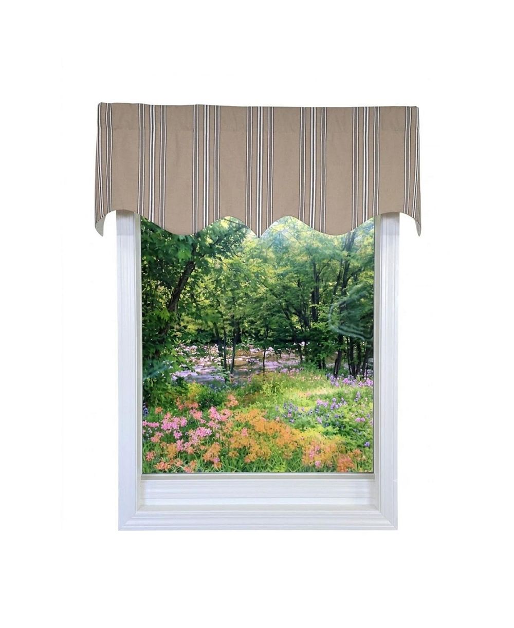 RLF Home оконная занавеска French Stripe Regal, 100% хлопок