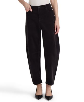 Jones New York Petite Lexington Barrel Leg Mid-Rise Jeans