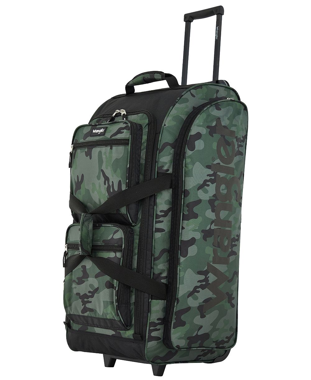 Wrangler Multi-Pocket Large Upright Rolling Duffel