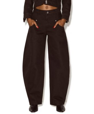 Steve Madden Women's Tribeca High-Waisted Wide-Leg Jeans