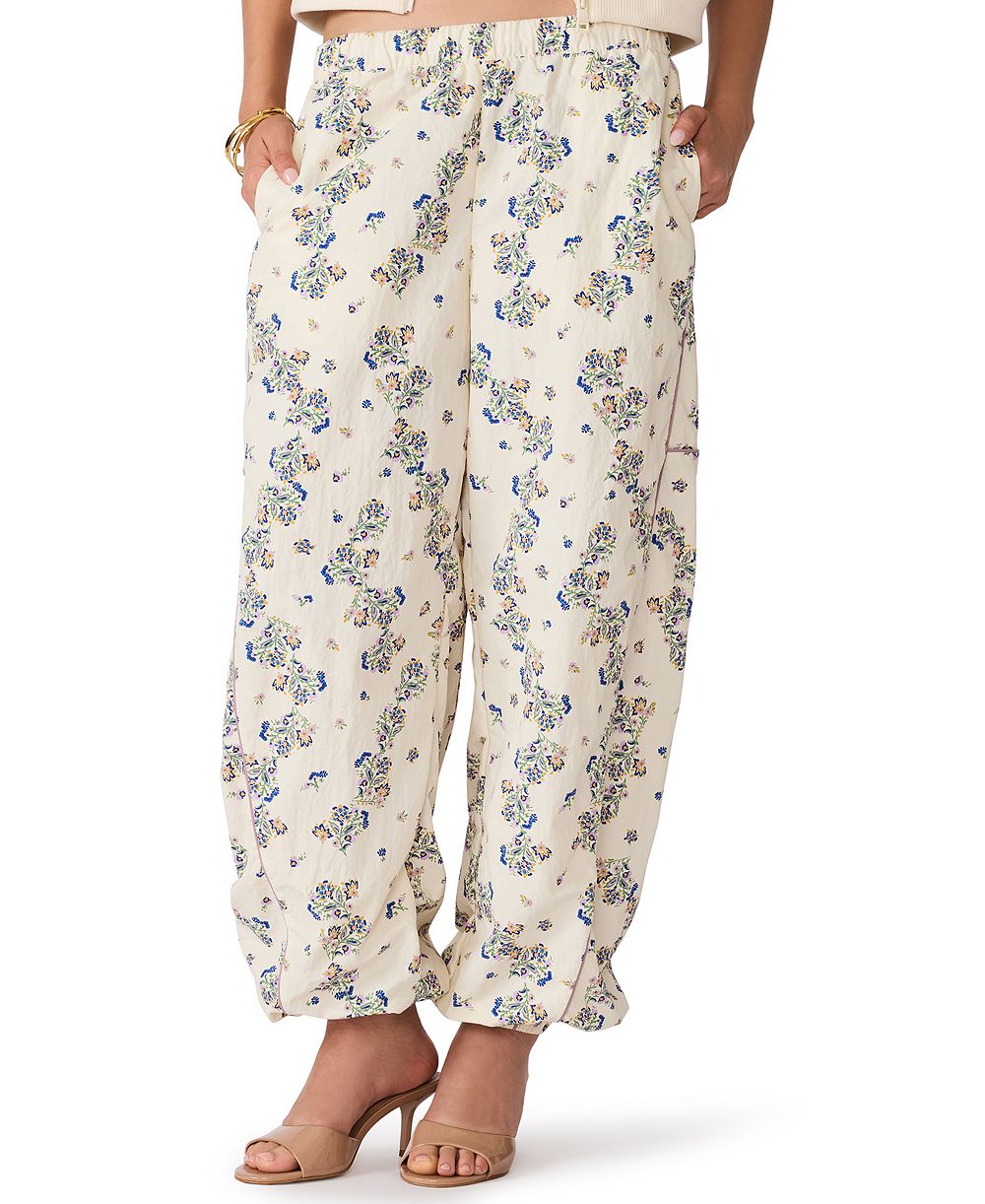 Steve Madden Women's Loreli Wide-Leg Pull-On Low-Rise Pants