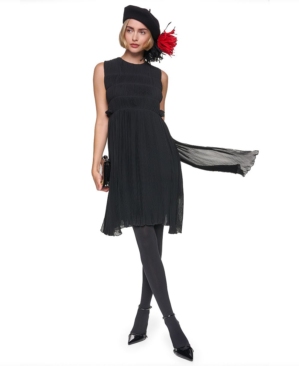 Sonia Rykiel женское короткое платье а-силуэта в складку