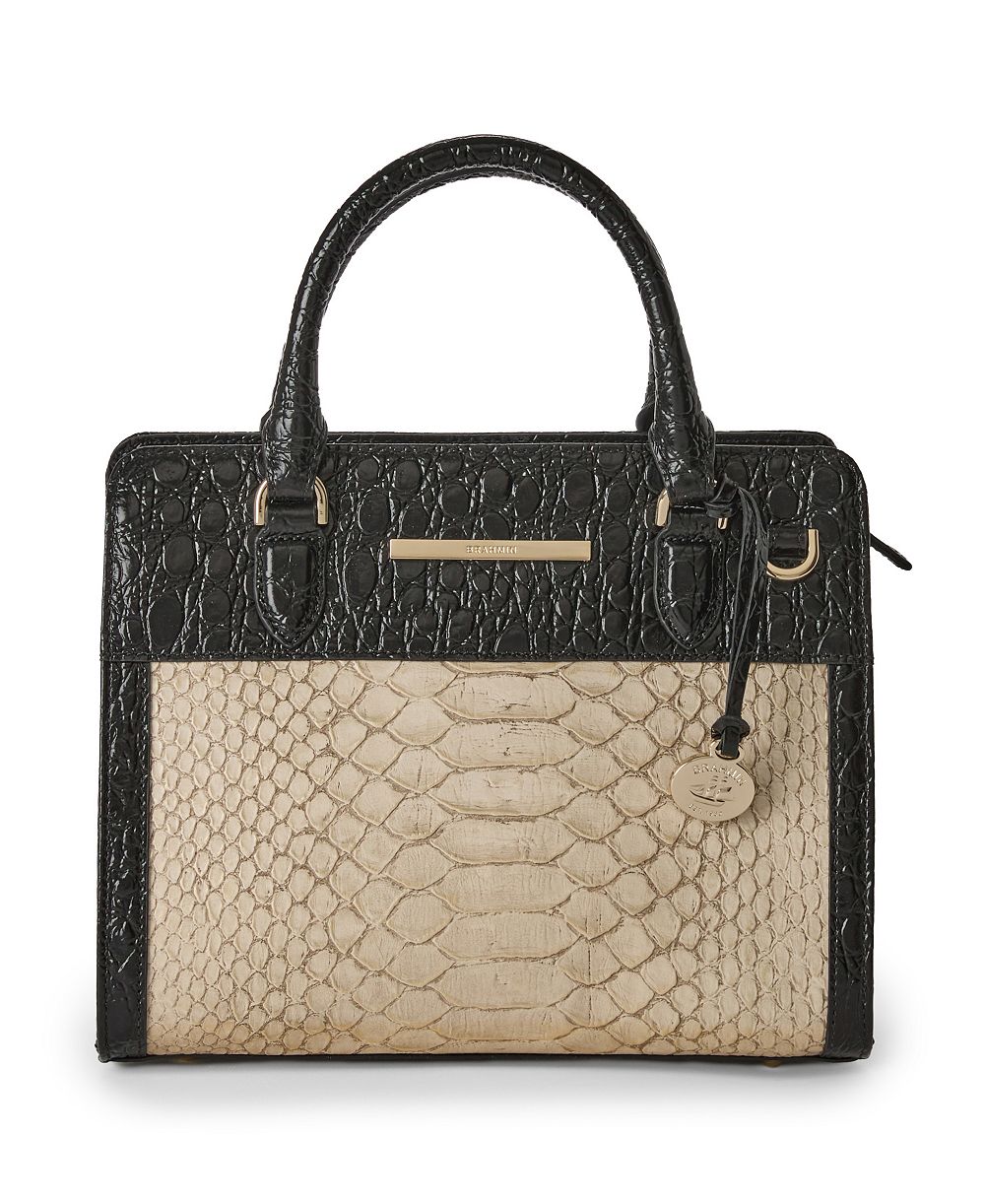 Brahmin Маленькая кожаная сумка-сэтчел Cami Multi Breckenridge
