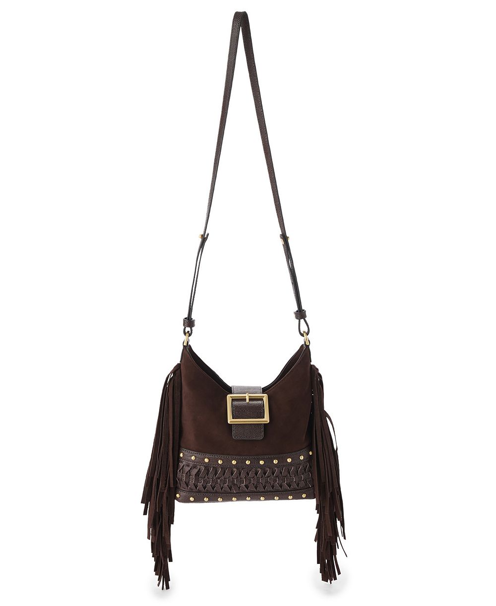 Brahmin Gwynne Small Suede Crossbody Bag