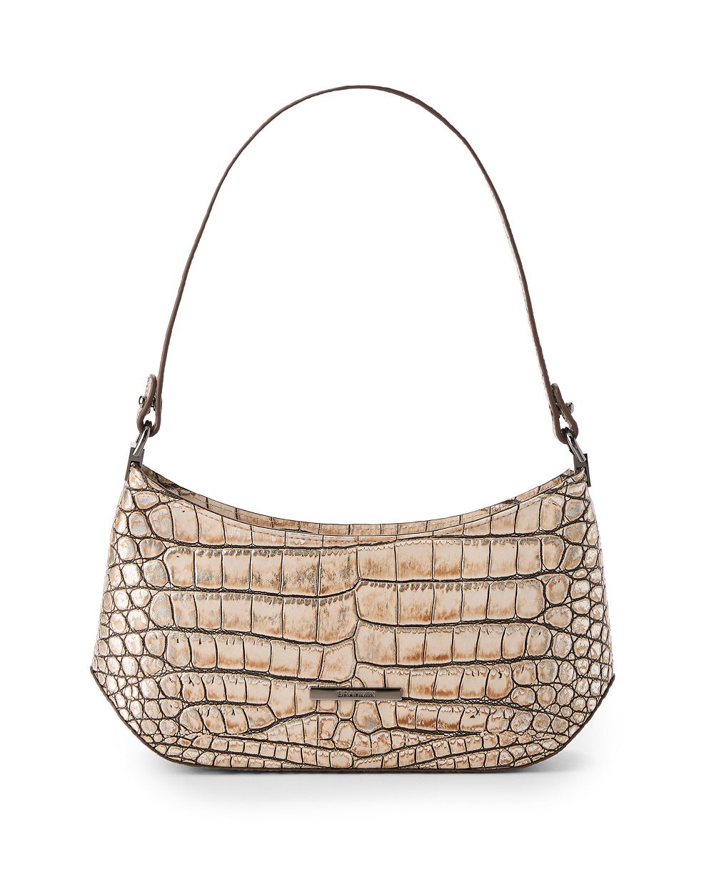 Brahmin Lilibeth Shale Small Leather Shoulder Bag