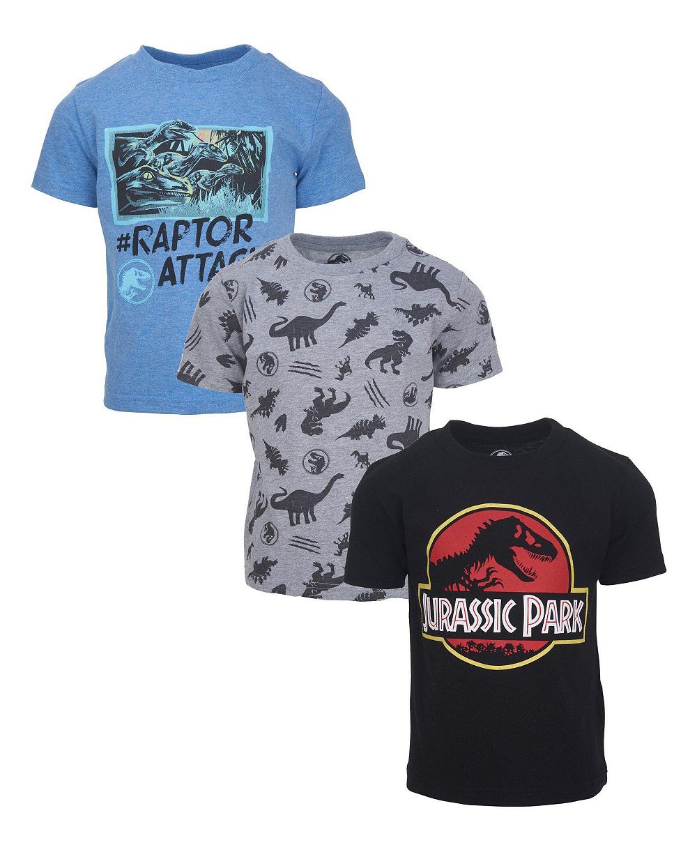 Jurassic Park Toddler Boys T-Rex 2T - 20 3-Pack Short Sleeve Tees