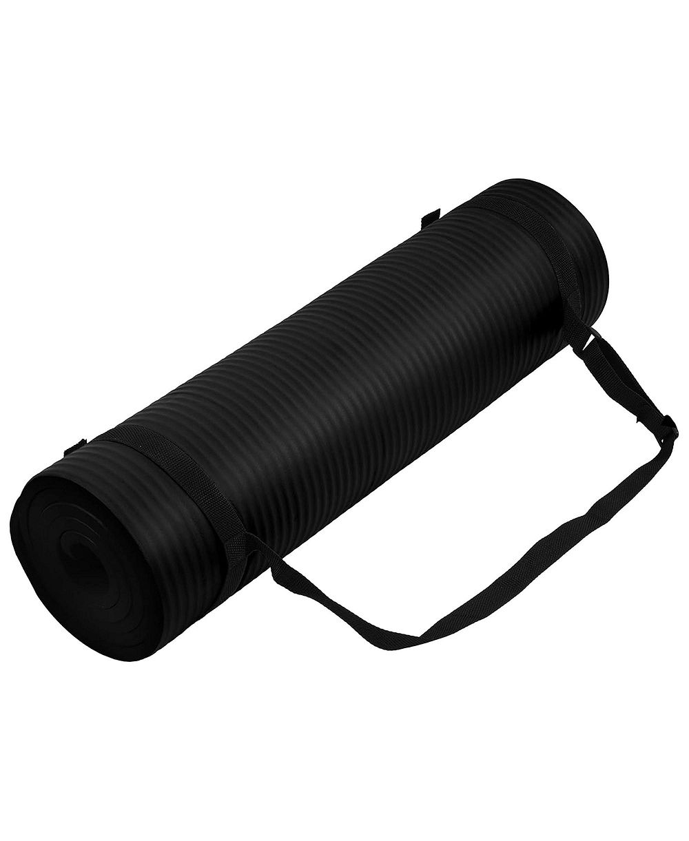 Коврик для йоги AOFAR Thick High Density с ремешком