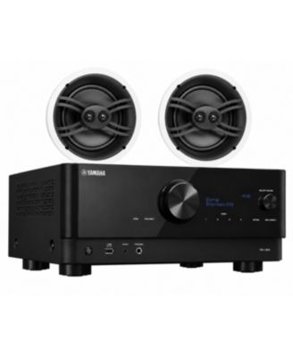 Yamaha RX-V6A 7.2-Channel 100W HDMI 2.1 AV Receiver with In-Wall Speakers