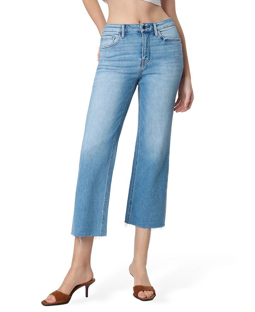 Женские джинсы Flying Monkey High Rise Raw Hem Crop Slim Wide Leg