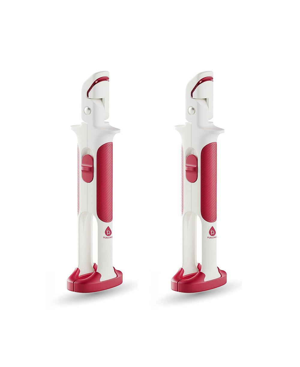 PURSONIC Dual-Pack 2-in-1 Intense Heat Resistant Kitchen Safety Clip and Clamp