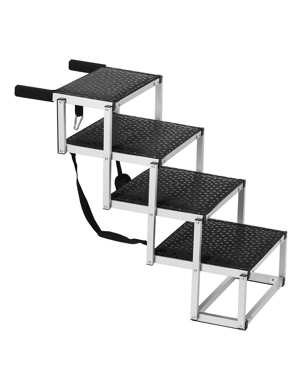 VEVOR Лестница для собак в автомобиль 4-step Folding Dog Steps Aluminum