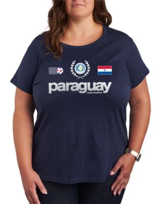 Мужская футболка Hybrid Apparel Plus Size Paraguay Soccer Graphic