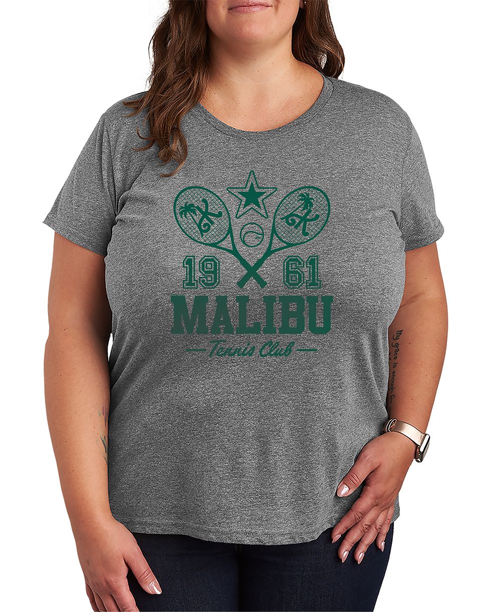 Женская футболка Hybrid Apparel Plus Size Barbie Ken Malibu Tennis Club Graphic