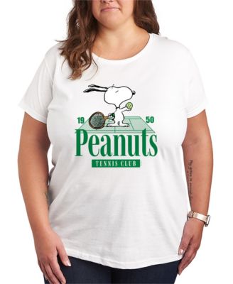 Hybrid Apparel футболка Peanuts Snoopy Tennis Club Plus Size