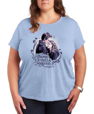 Hybrid Apparel Plus Size Twilight Edward and Bella Graphic T-Shirt