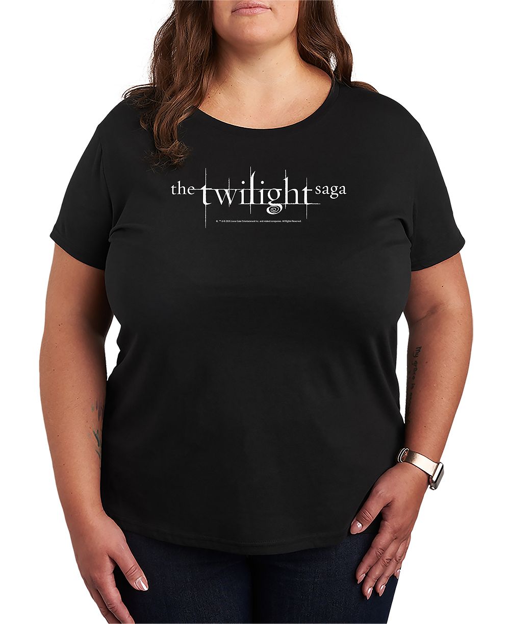 Hybrid Apparel Plus Size Twilight Saga Logo Graphic T-Shirt