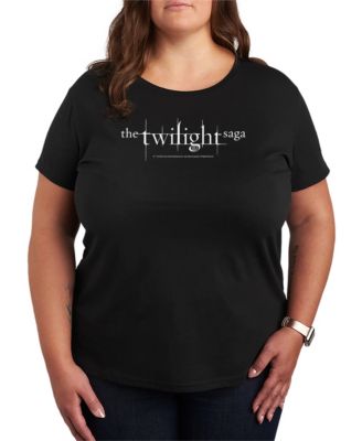 Hybrid Apparel Женский футболк с графическим принтом Twilight Saga Logo Plus Size