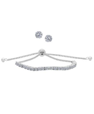 Silver/Cubic Zirconia