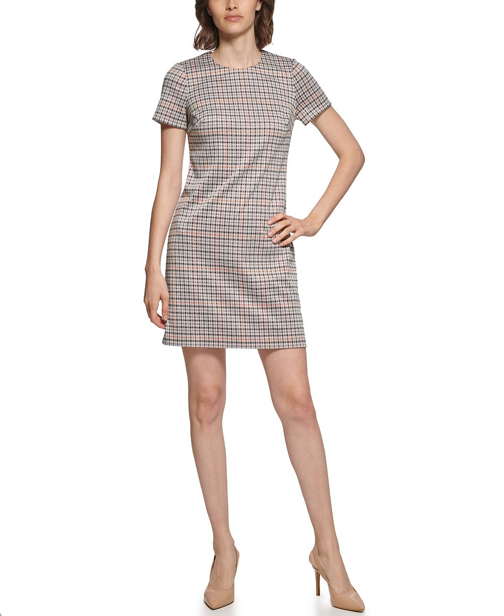 Женское платье Calvin Klein Jacquard Ponte Shift