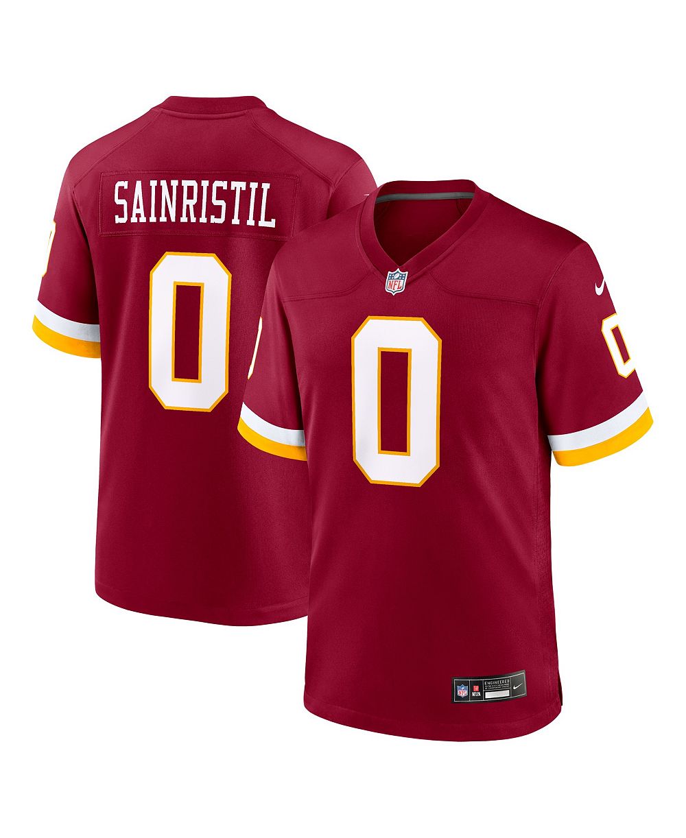 Игровая джерси Nike Mike Sainristil Washington Commanders, бордовая