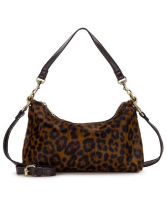 Женская сумка через плечо Patricia Nash Kolena Medium Leopard Haircalf Crossbody