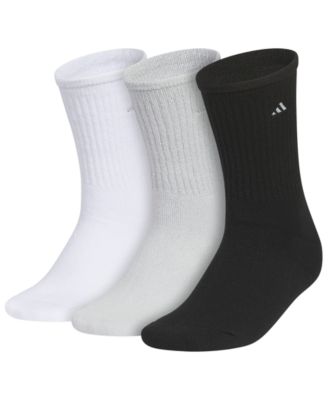 adidas Women's Cushioned Comfort 3.0 Crew Socks, 3-Pack