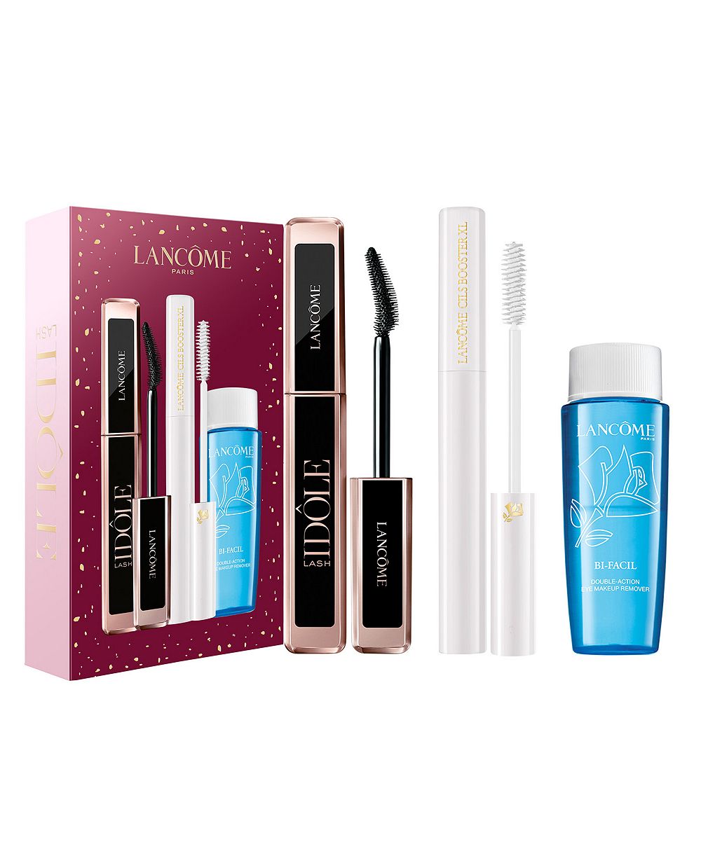 Lancôme набор из 3 средств: тушь Idôle, праймер для ресниц Cils Booster и двухфазное средство для снятия макияжа с глаз Bi-Facil
