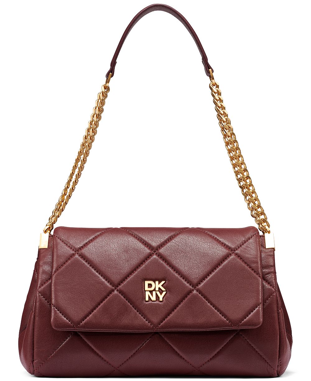 DKNY Soho Small Flap Magnetic Closure Shoulder Handbag