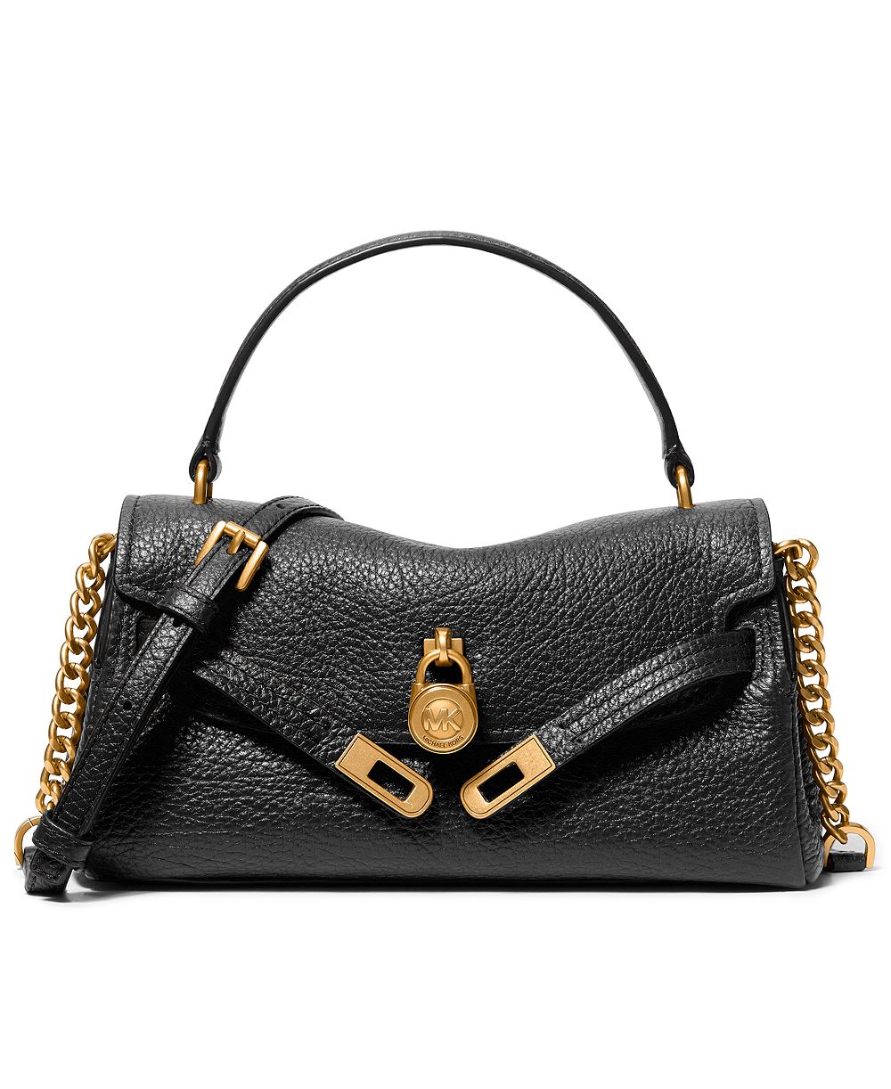 Маленькая сумка-кроссбоди michael michael kors hamilton moderne с клапаном и верхней ручкой