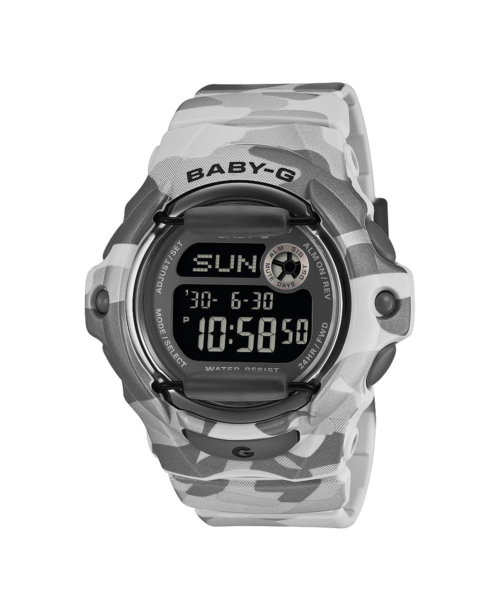 Цифровые часы G-Shock Baby-G Women's Digital Gray Resin
