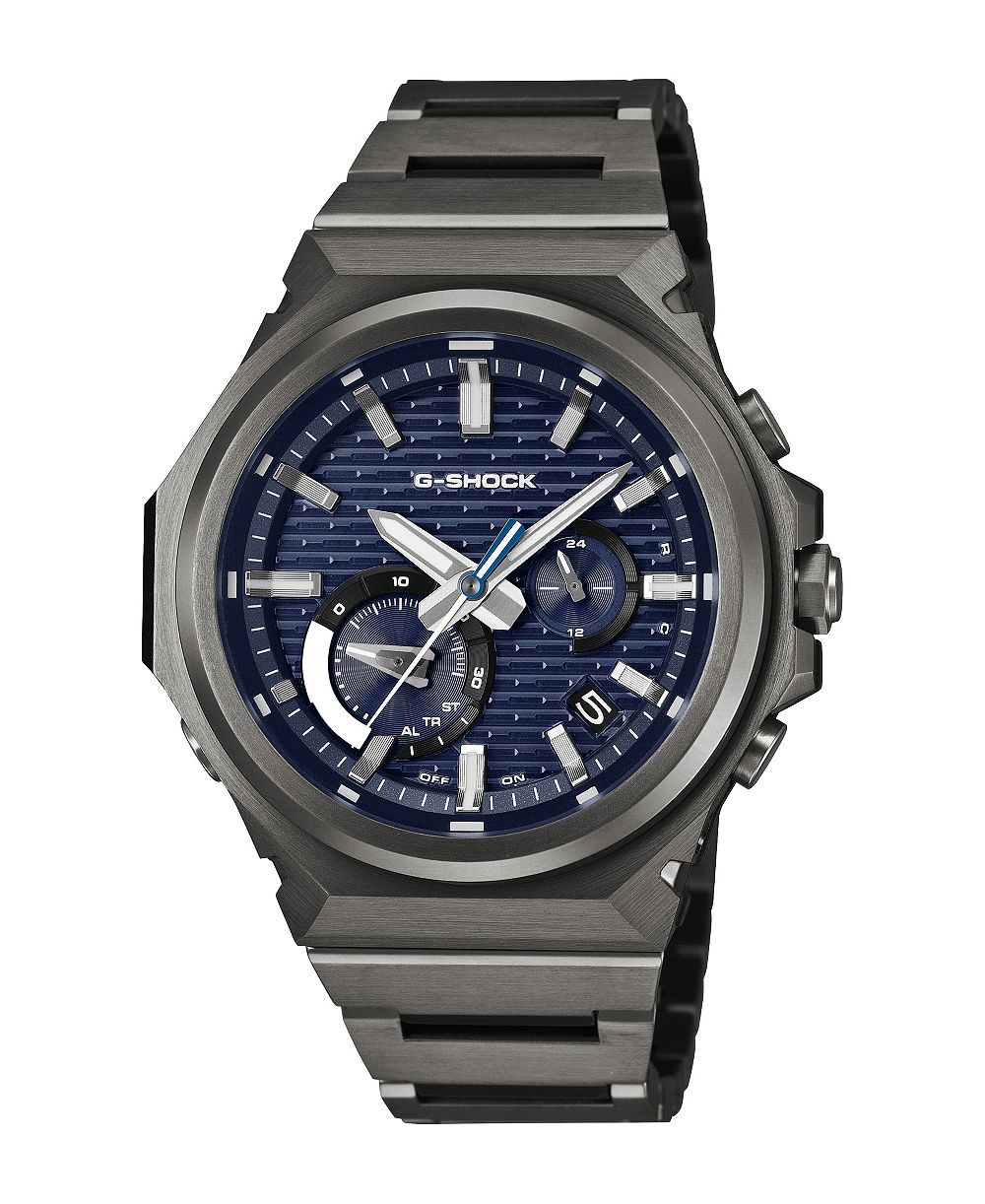 Мужские аналоговые часы G-Shock Black Stainless Steel 44.2mm