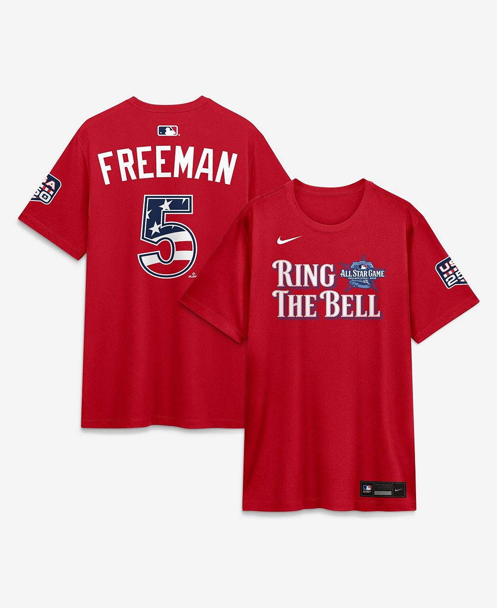 Nike Мужская футболка Freddie Freeman Red Name & Number 2026 All-Star Game National League