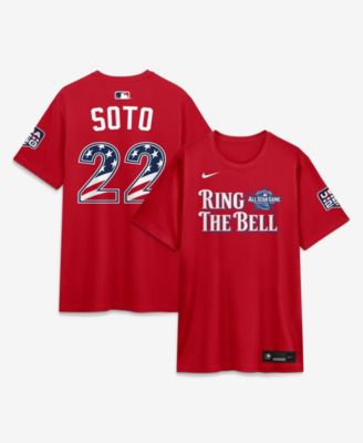 Мужская футболка Nike Red 2026 All-Star Game National League Juan Soto Name & Number