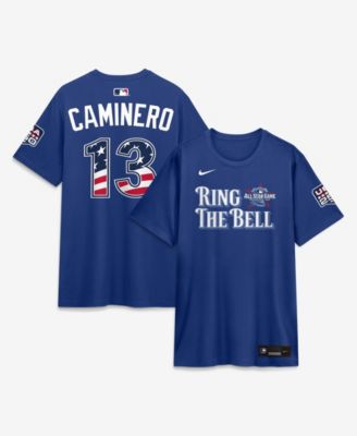 Nike Men's 2026 All-Star Game American League Junior Caminero Rush Blue Name & Number T-Shirt