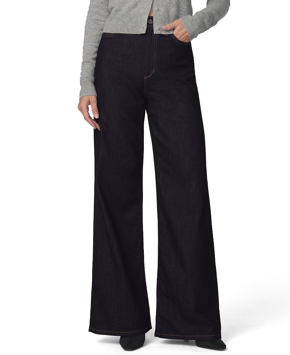 Joe's Jeans Petite Mia High-Rise Wide-Leg Stretch Jeans