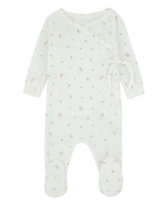 Комбинезон NoggiWear Baby Girls Pointelle Printed Wrap Footie