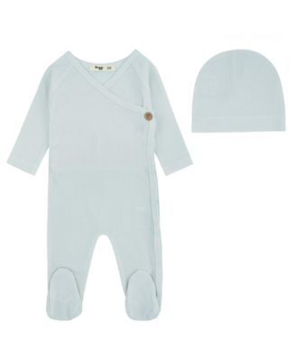 Детский комплект из 2-х частей NoggiWear Ribbed Striped Wrap Footie Set (1M to 12M)