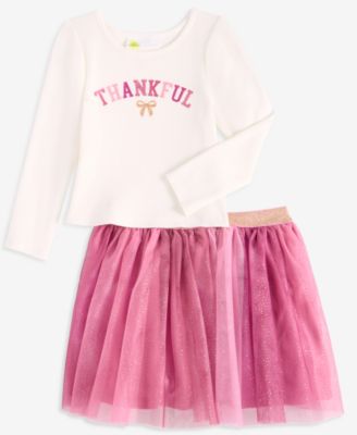 Epic Threads Toddler Girls' 12M-5T Thankful Top and Tutu, 2-Piece Set, Macy's Exclusive