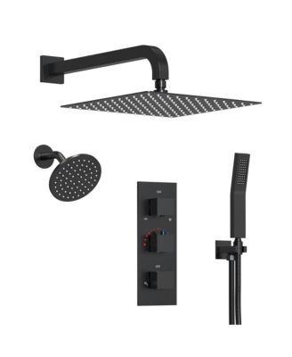 Система душевых головок EVERSTEIN Thermostatic Dual Showerheads Wall Mount