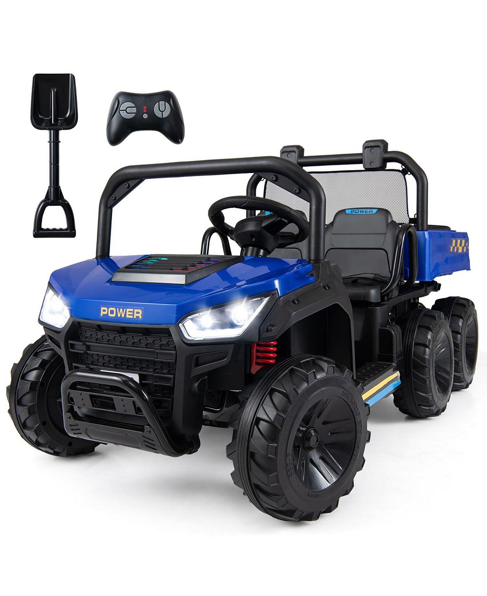 Электрический грузовик Slickblue 2-Seater с дистанционным управлением, 58", грузоподъемность 110 lb. Age 3+