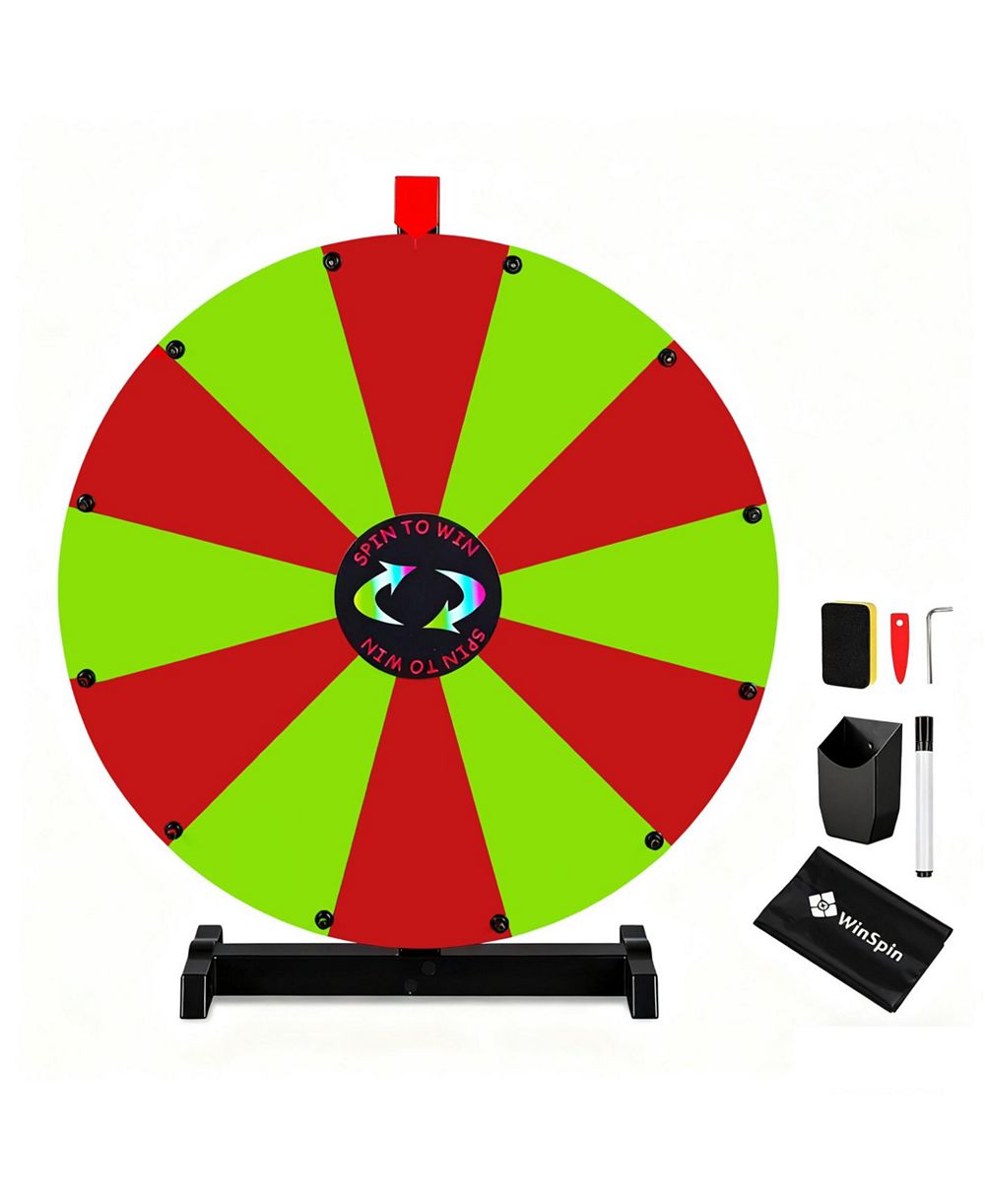 Колесо фортуны WinSpin 24" Display Prize Wheel Red and Green