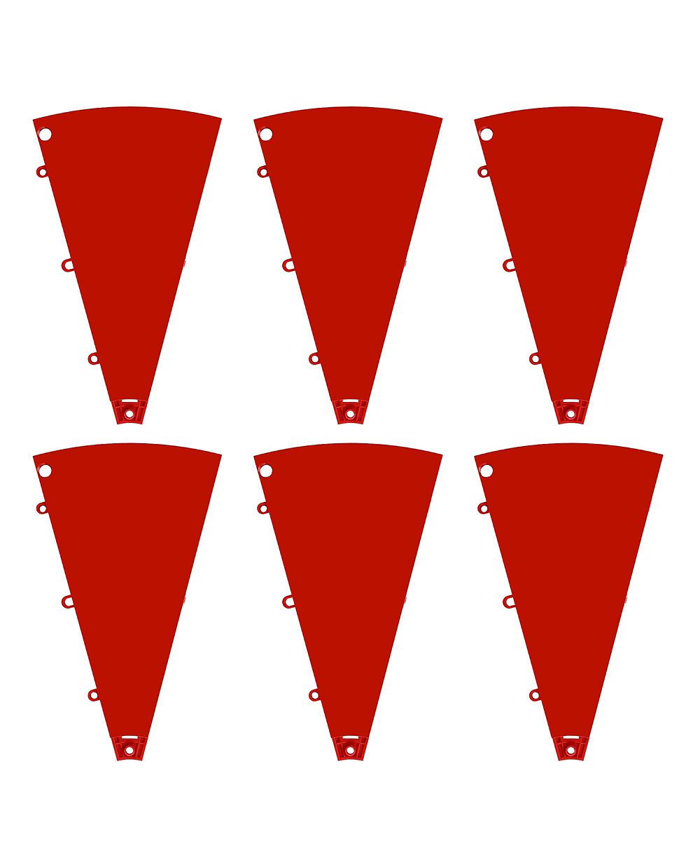 Панели игрового колеса WinSpin 6 шт. Red для 24"