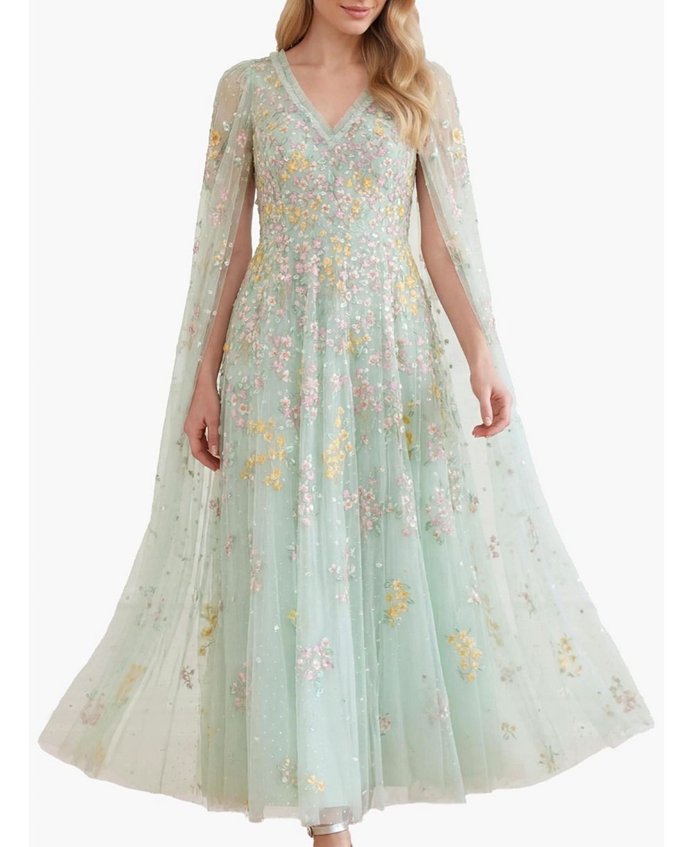 Needle & Thread Женское вечернее платье maxi Versailles Ditsy V-Neck