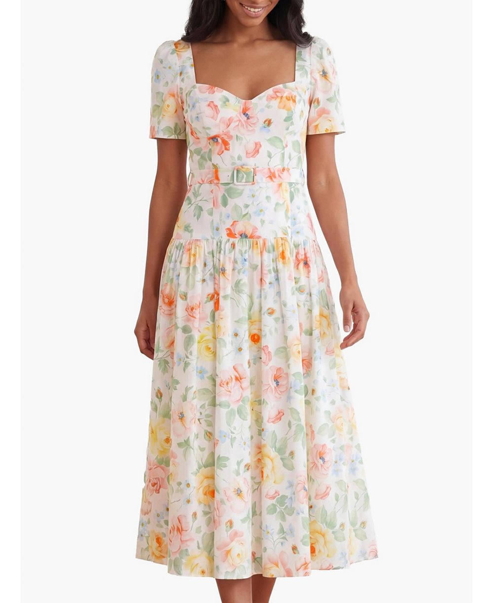 Женское хлопковое платье-балерина Needle & Thread Women's Sienna Rose Cotton Ballerina Dress