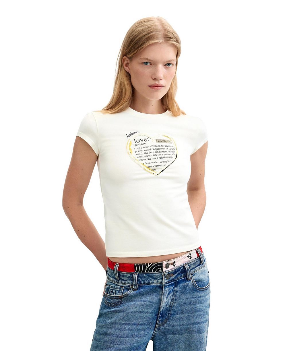 Женская футболка Desigual With Message Print