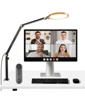 Neewer Basics R18 7-Inch 18W Full-Screen Circular LED Desk Light with Clamp Stand